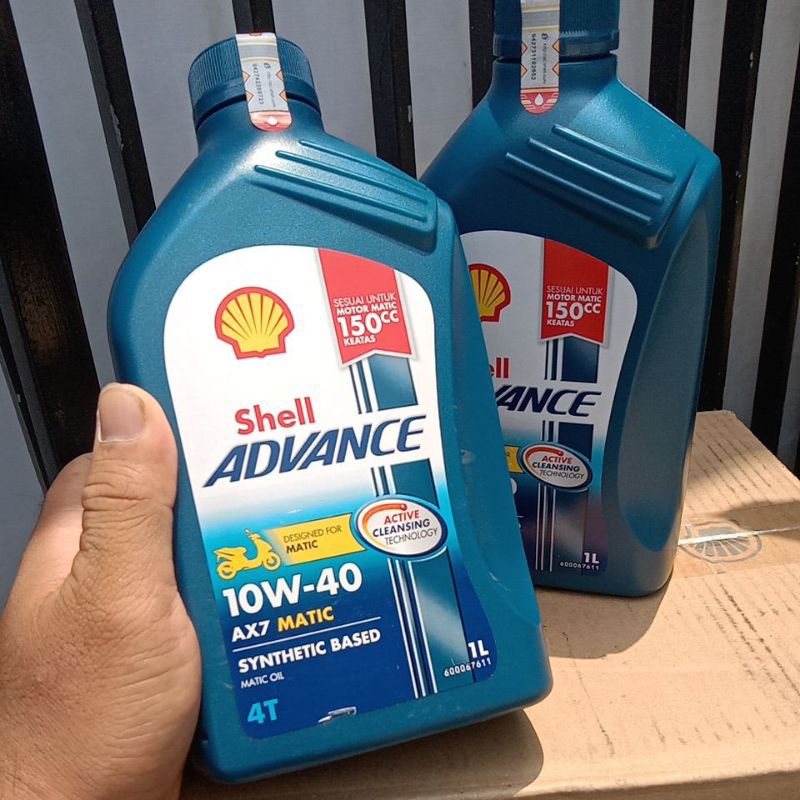 Jual SHELL ADVANCE AX7 MATIC 1L Original SHELL | Shopee Indonesia