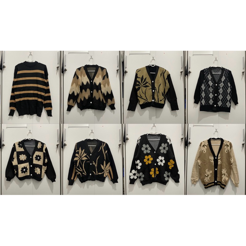 Jual Cardigan Rajut Motif Premium (NEW) | Shopee Indonesia