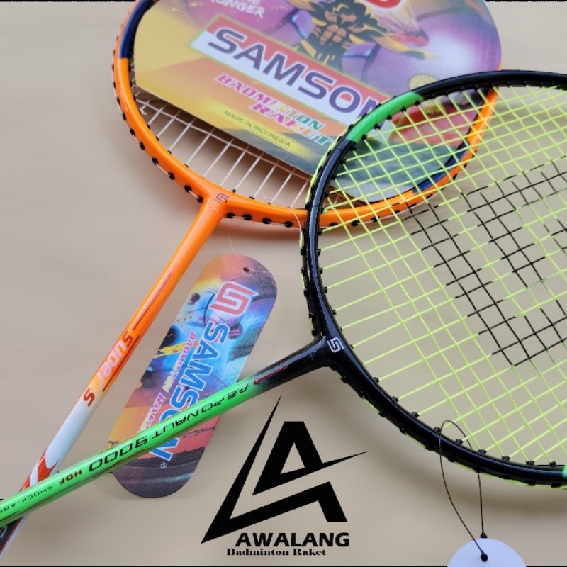 Jual ORIGINAL BADMINTON RAKET SAMSON include 1 RAKET berlogo PBSI Raket ...