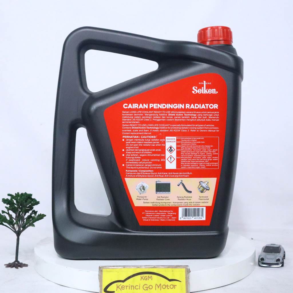 Jual Seiken Air Radiator Coolant 30/70 Merah 4 Liter Cairan Pendingin ...