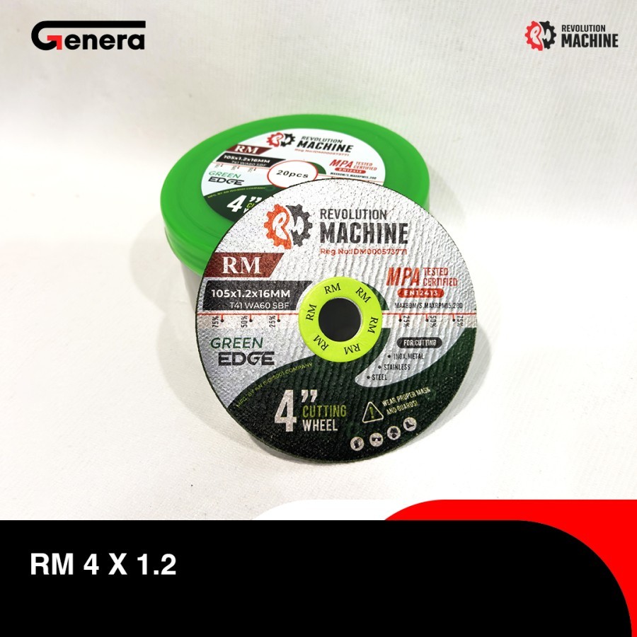 Jual Batu Gerinda Potong Cutting Wheel RM 4 x 1,2 mm Mata Gerinda 4 ...