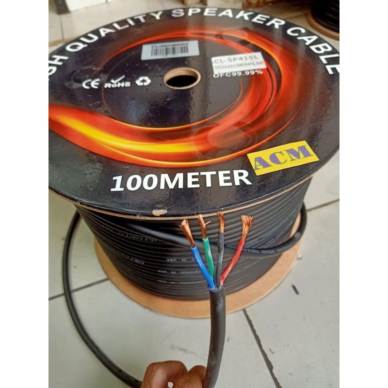 Jual KABEL SPEAKER DUSENBERG 4x1 5 SERABUT TEMBAGA DISEN BERG CL-SP415L ...