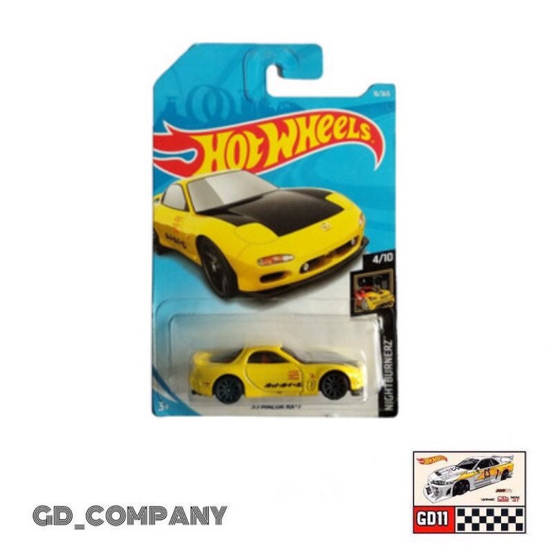 Jual Hot wheels 95 mazda rx-7 kuning (free protektor) | Shopee Indonesia