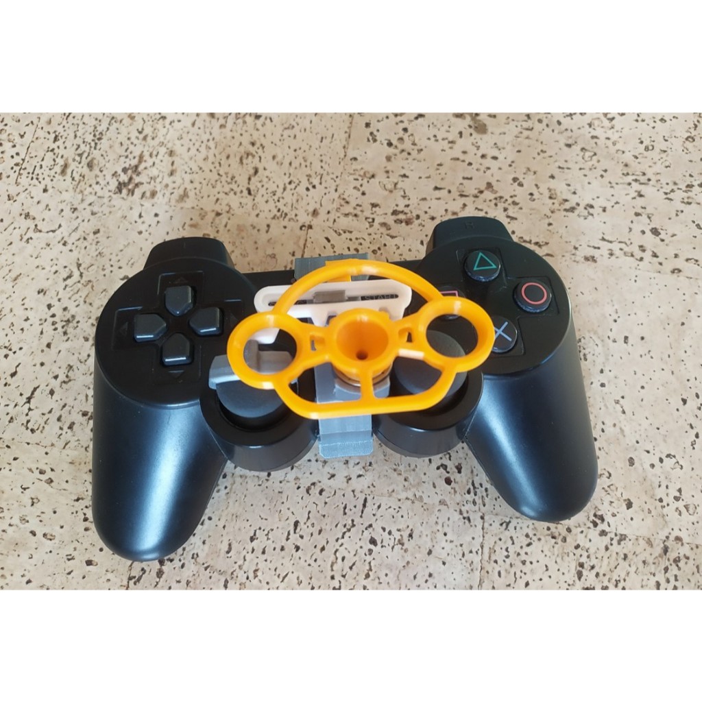 Jual Steering Wheel Controller Racing PS2 Dualshock Mini stir balap ...