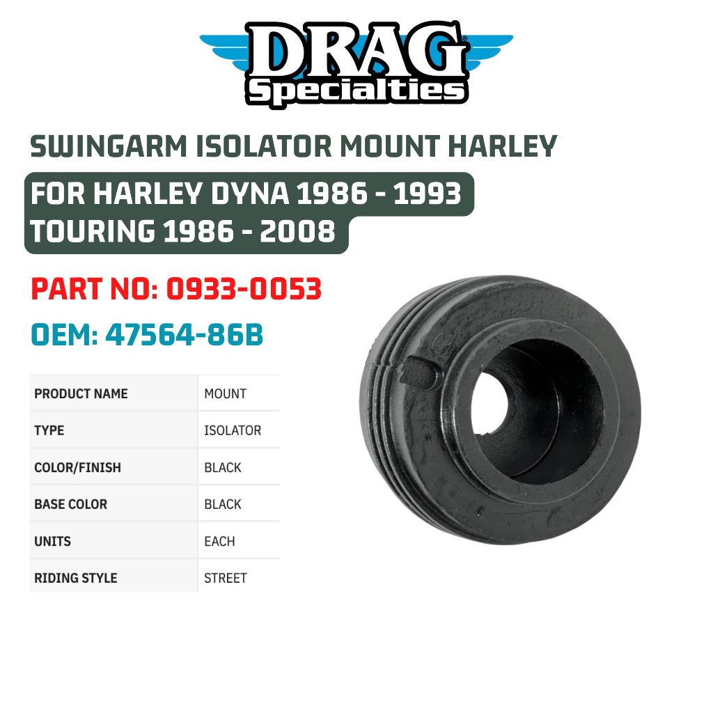 Jual SWINGARM ISOLATOR MOUNT HARLEY FOR HARLEY TOURING 1986 - 2008 DYNA ...