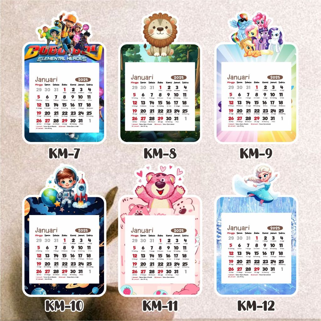 Jual KALENDER MINI MAGNET/KULKAS 2026 READY STOCK | Shopee Indonesia