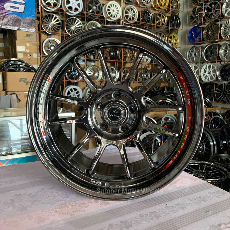 Jual Velg R18 Venom Black chrome. Sumber Mulya wheels. toko velg mobil ...