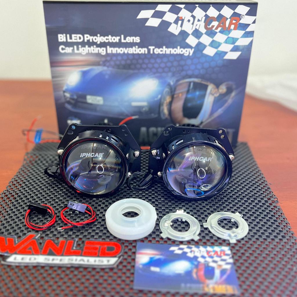 Jual BILED IPHCAR P6T 3 Inch lampu projector bi led blue lens projie ...