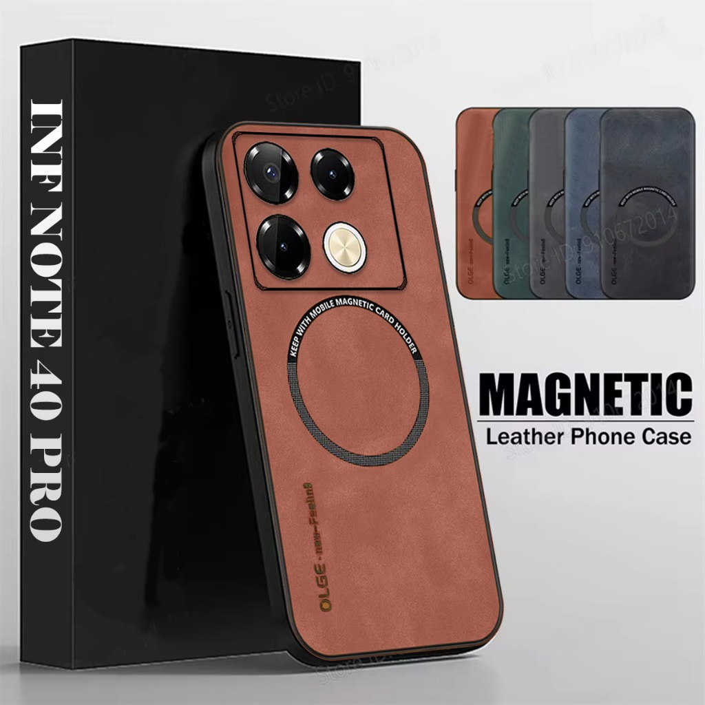Jual Case INFINIX NOTE 40 PRO 4G / 5G Casing Magsafe Luxury Magnetic ...