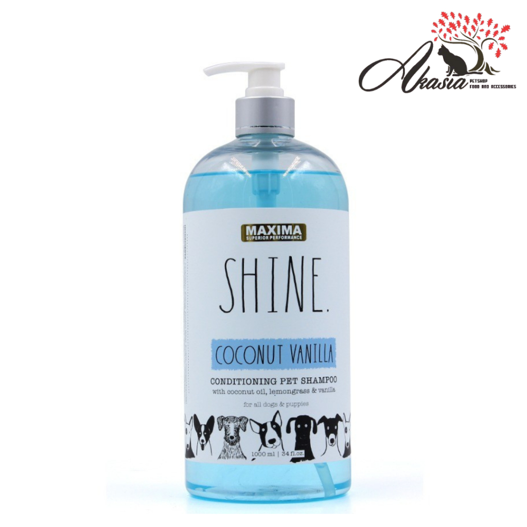 Jual Maxima Coconut Vanilla Conditioning Pet Shampoo 1 Liter Shampoo