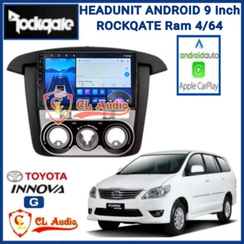 Jual Head Unit Android Rockgate 9 Inch OEM Toyota Innova 2012-2015 Type ...