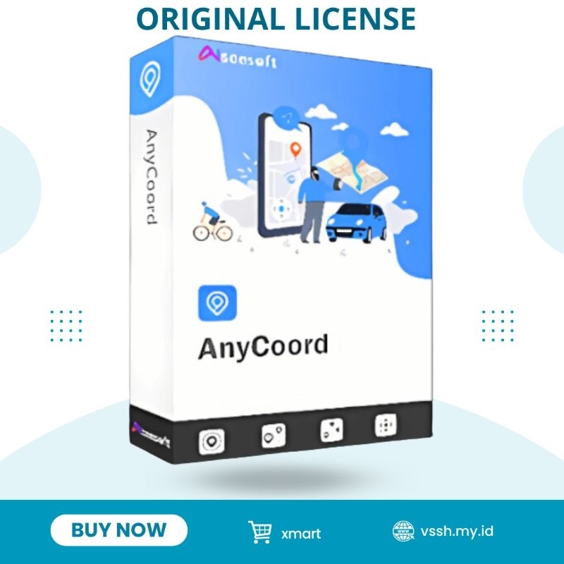 Jual Aiseesoft AnyCoord 1Tahun Android/iPhoneGPS Location Changer