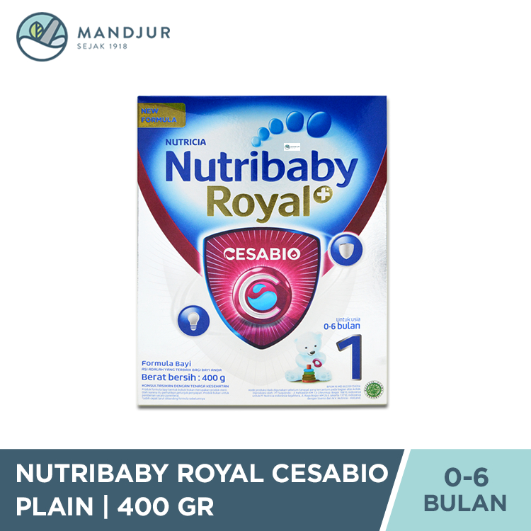 Jual Nutribaby Royal Cesabio 1 400 gram | Shopee Indonesia