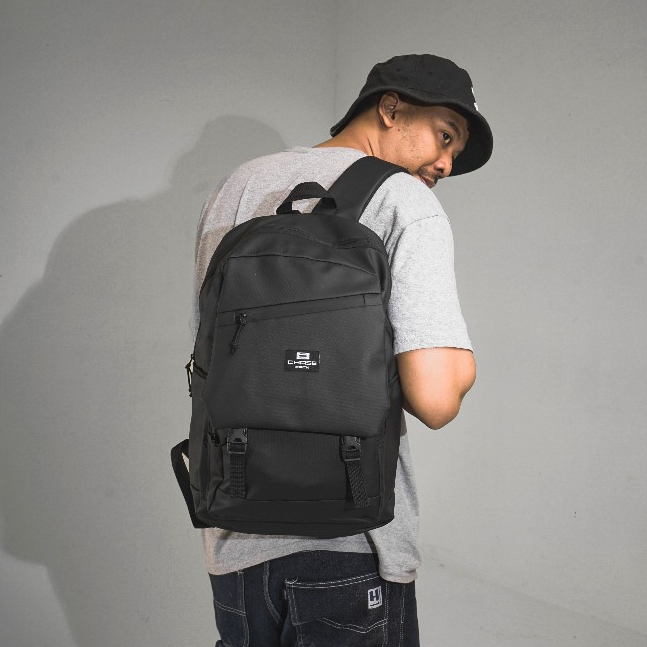 Jual Chasepack - Backpack Dax Basic Tas Ransel Pria Wanita Warna Black ...