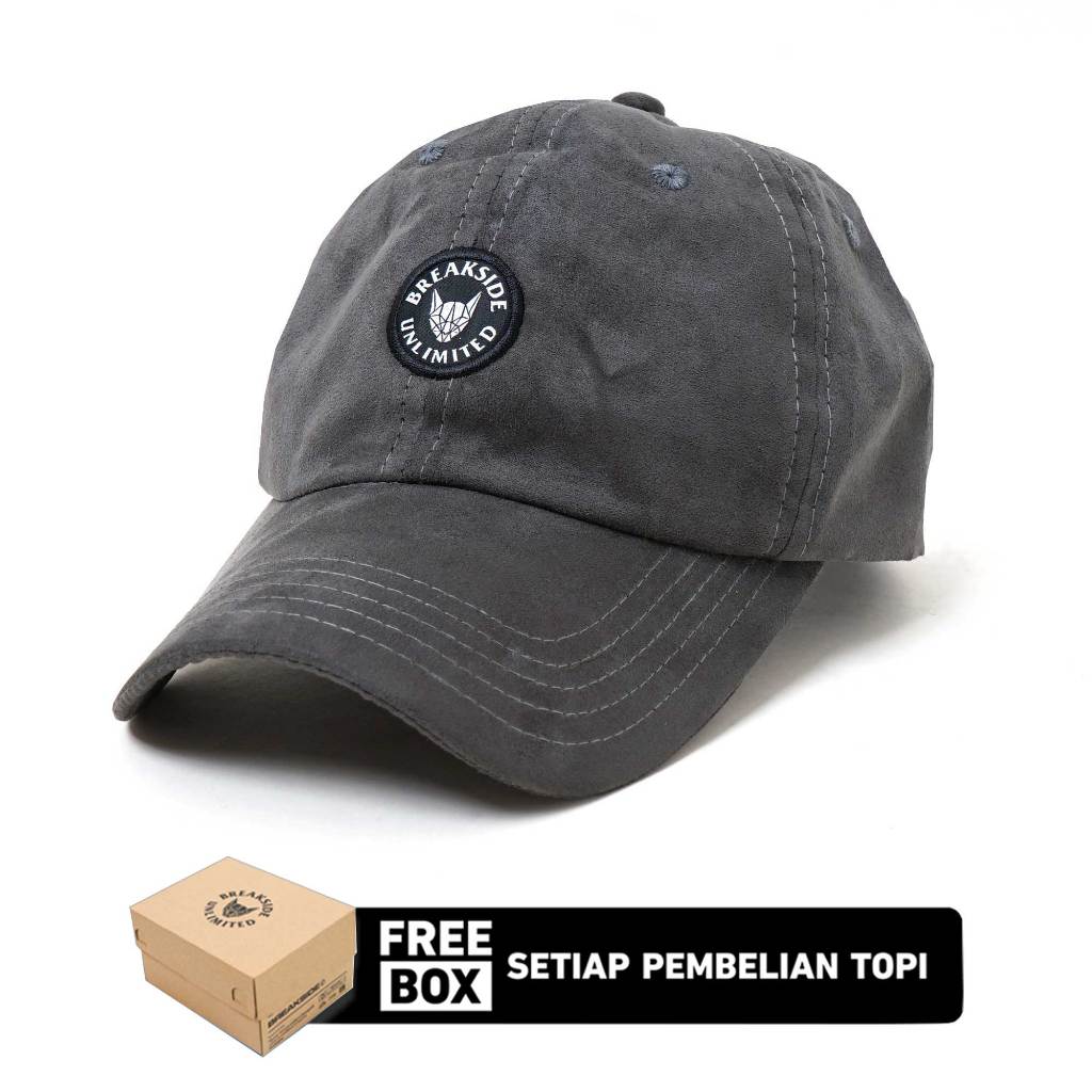 Jual [FREE BOX] Breakside Polo Cap Seth - Darkgrey Topi Pria | Shopee ...