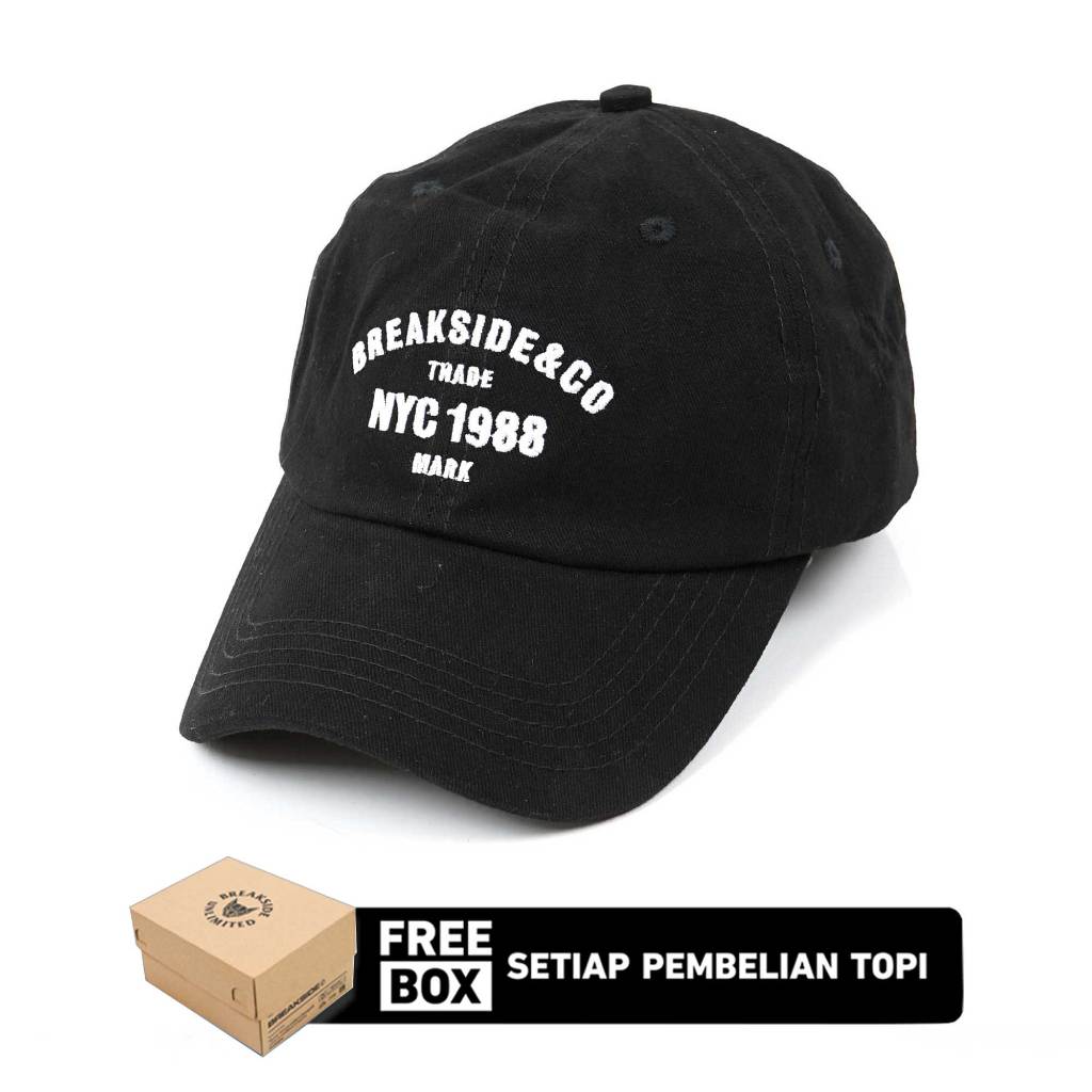 Jual [FREE BOX] Breakside Polo Cap Nyc - Black Topi Pria | Shopee Indonesia