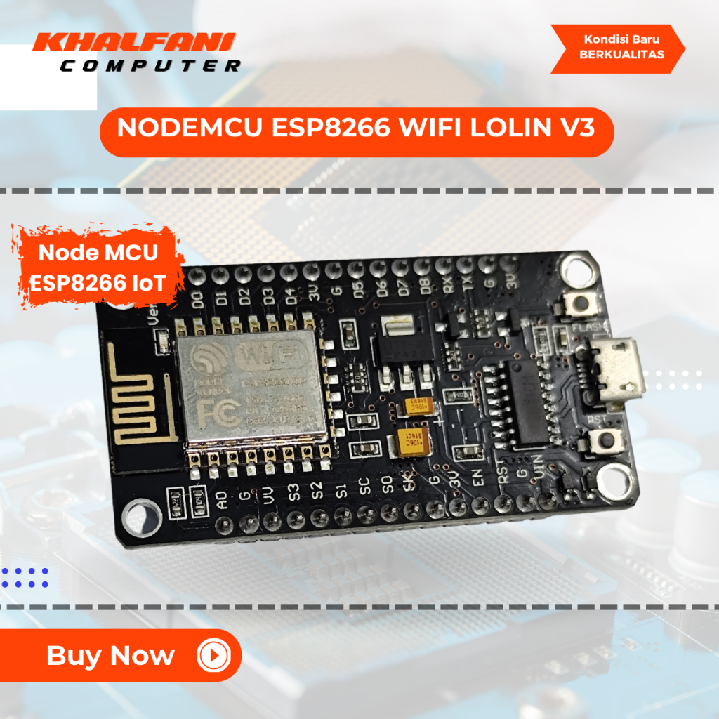 Jual NodeMCU ESP8266 untuk Projek IOT | Shopee Indonesia