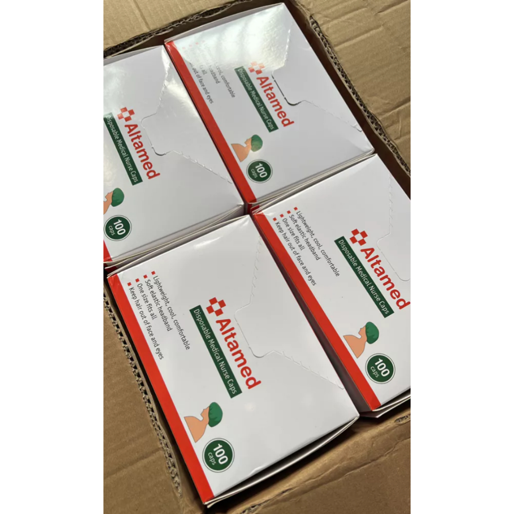 Jual 100pcs ALTAMED Surgical Disposable Nurse Cap / Hairnet Medis ...
