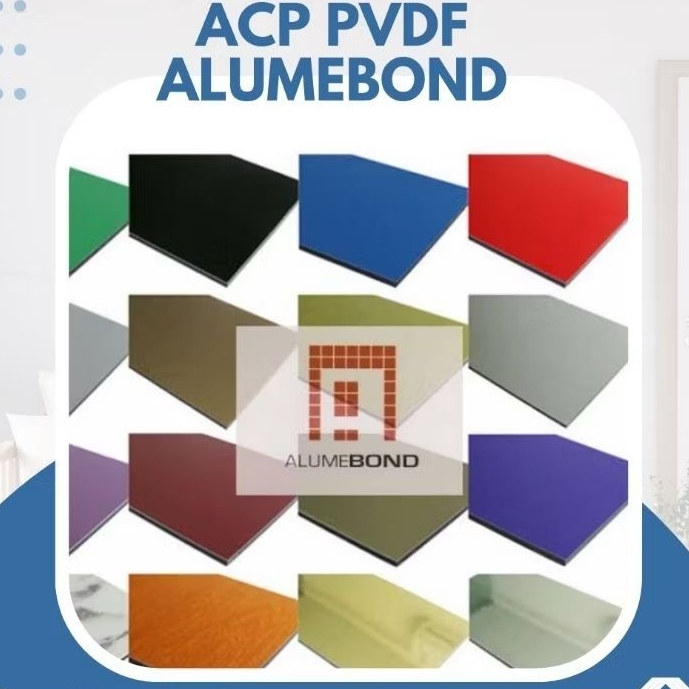 Jual ACP PVDF Outdoor Eksterior tebal 4 mm Alumebond | Shopee Indonesia