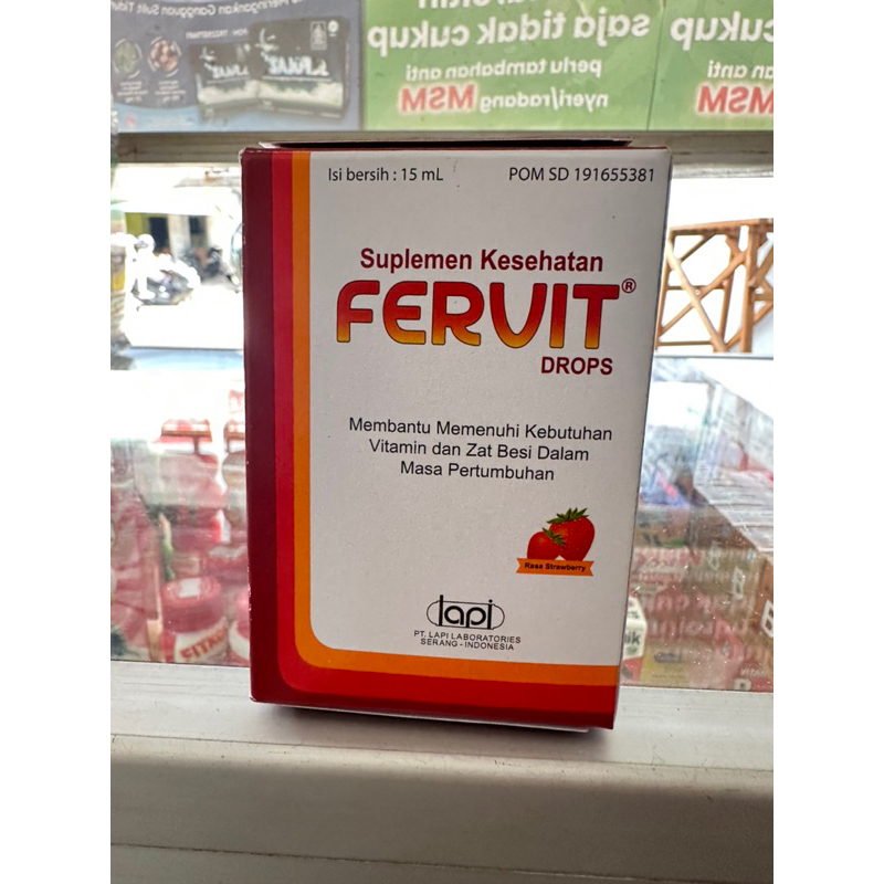 Jual Fervit Drop Vitamin Tambah Darah Anak 15 ml | Shopee Indonesia
