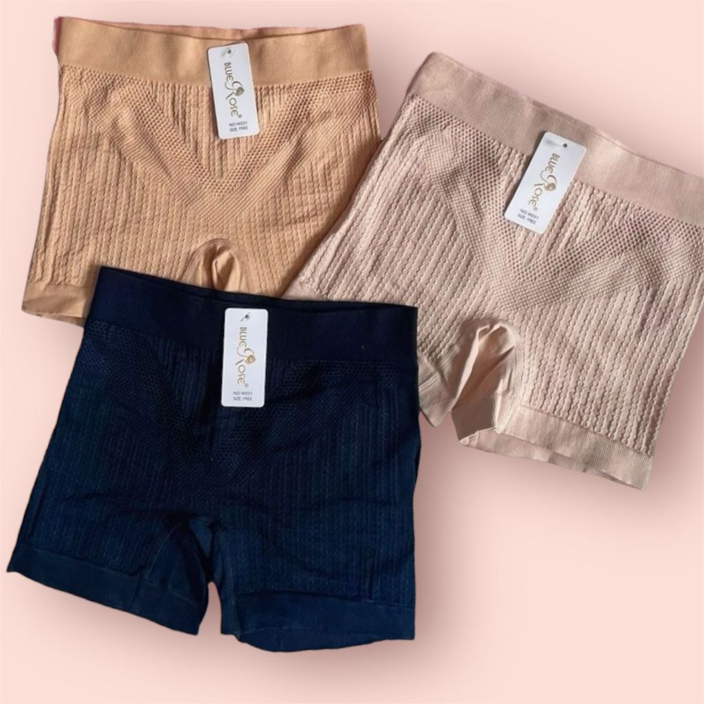 Jual 3pcs | Celana Dalam Boxer Leging Seamless Perempuan Rajut Lembut ...