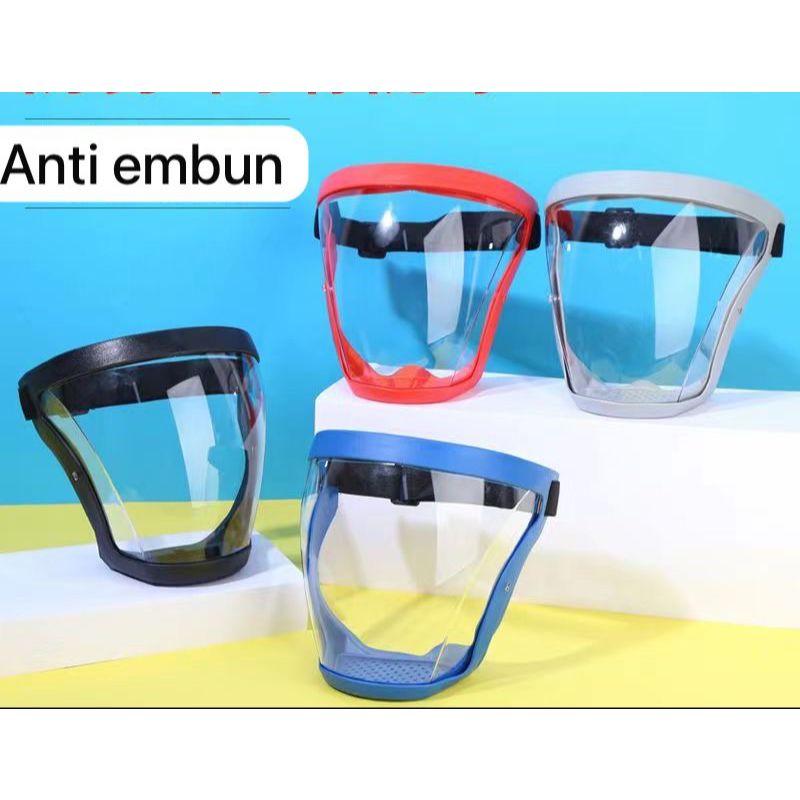 Jual NEW GENERASI FACE SHIELD PREMIUM FULL PROTECT MASKER FULLPELINDUNG ...