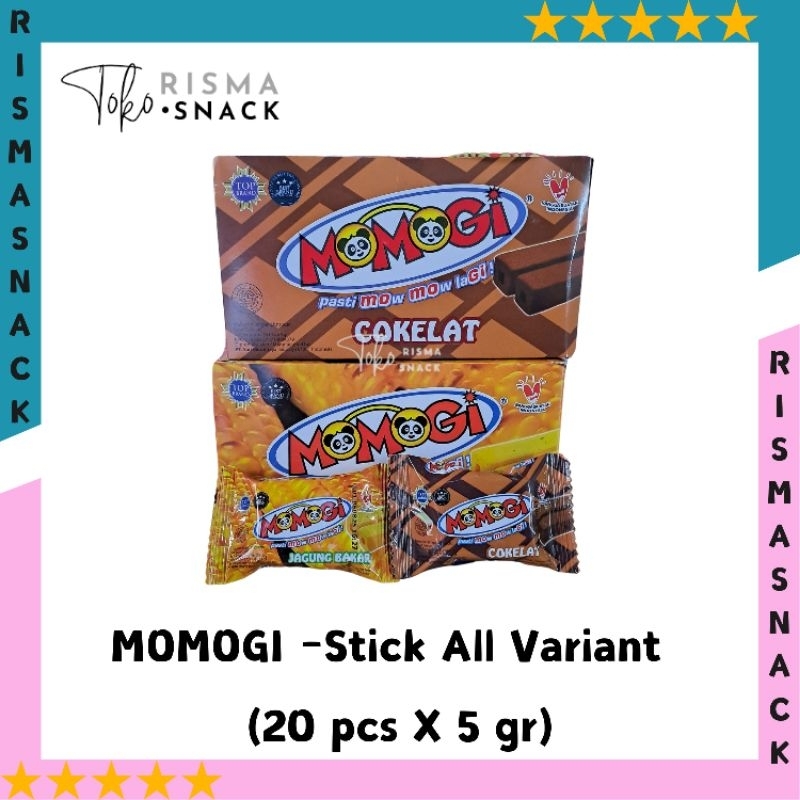 Jual Momogi Stick Wafer All Variant kemasan (20pcs x 5gr) | Shopee ...