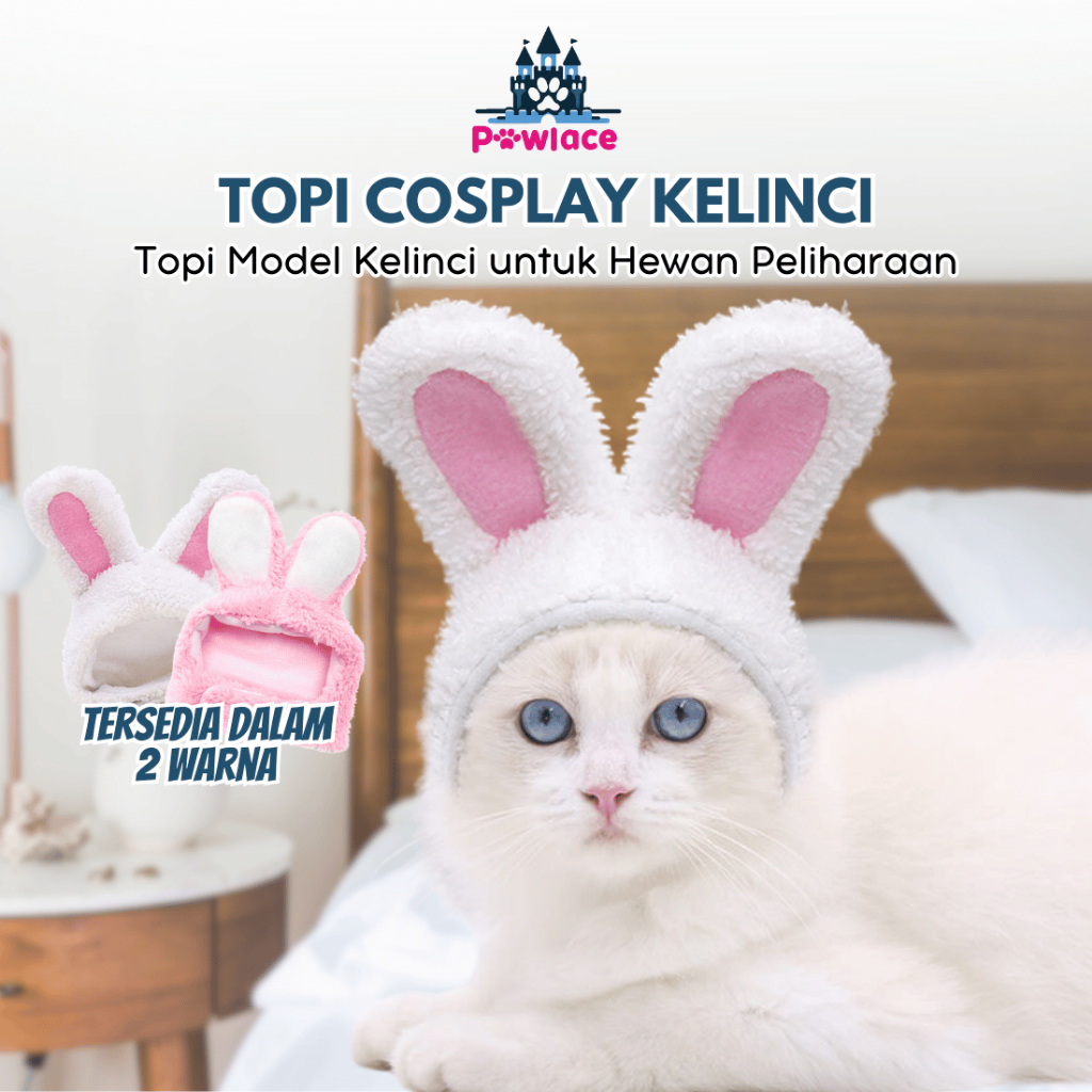 Jual Topi Hewan Peliharaan Telinga untuk Kucing dan Anjing Kelinci ...