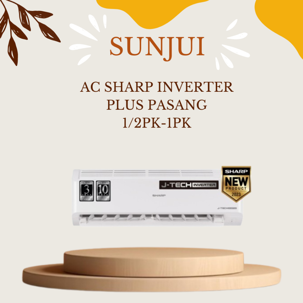Jual AC SHARP INVERTER PLUS PASANG | Shopee Indonesia
