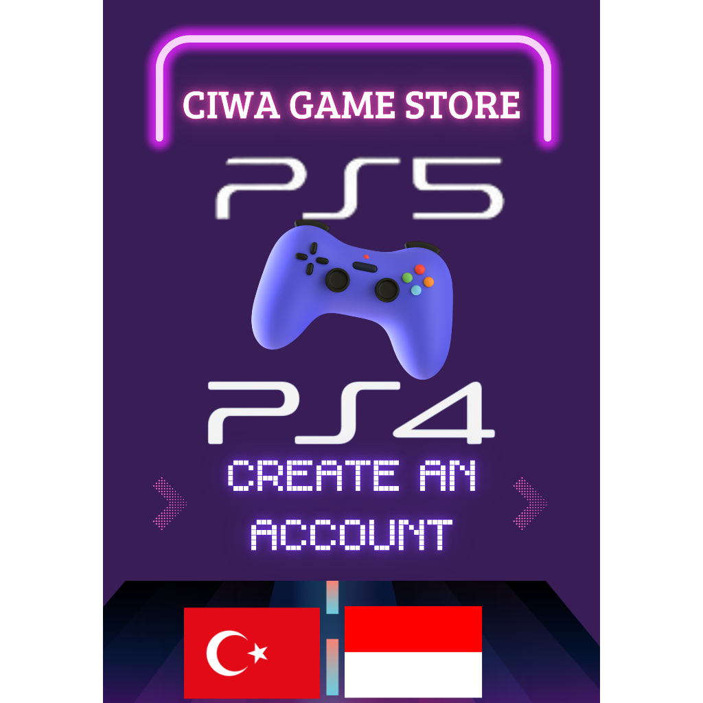 Jual ACCOUNT PS4 & PS5 REGION TURKEY & INDONESIA | Shopee Indonesia
