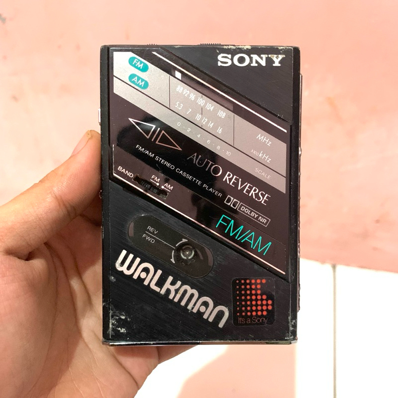 Jual Sony Walkman FM/AM Stereo Cassette Player WM-F100 II (Portable ...