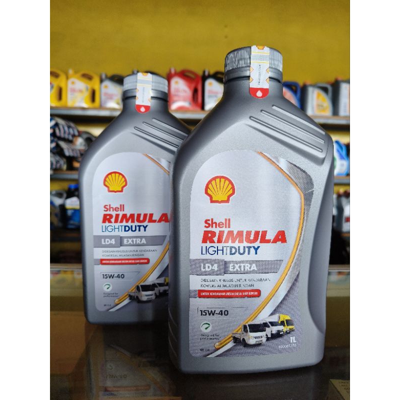Jual SHELL RIMULA LIGHT DUTY LD4 EXTRA 15W-40 1 liter | Shopee Indonesia