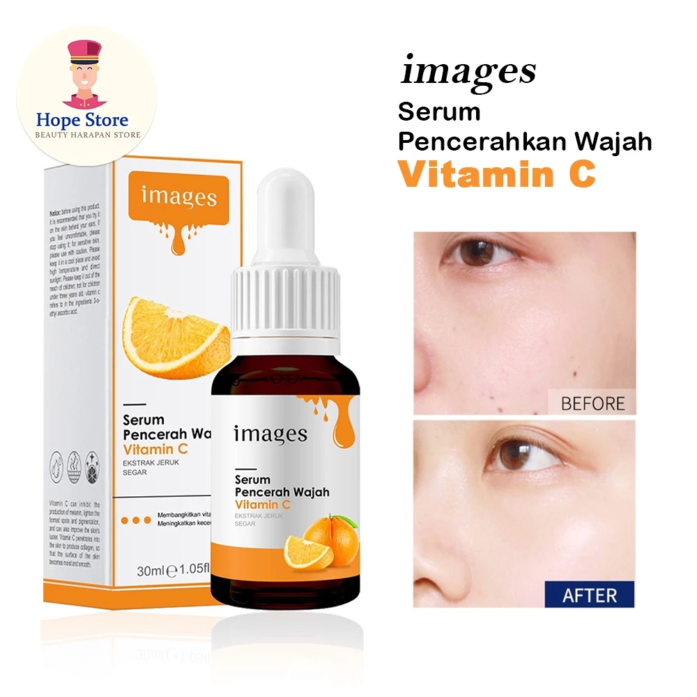 Serum Pencerah Wajah Anti Aging 30ml - Images Serum Essence Vitamin C Mencerahkan Wajah Glowing | AutoStock