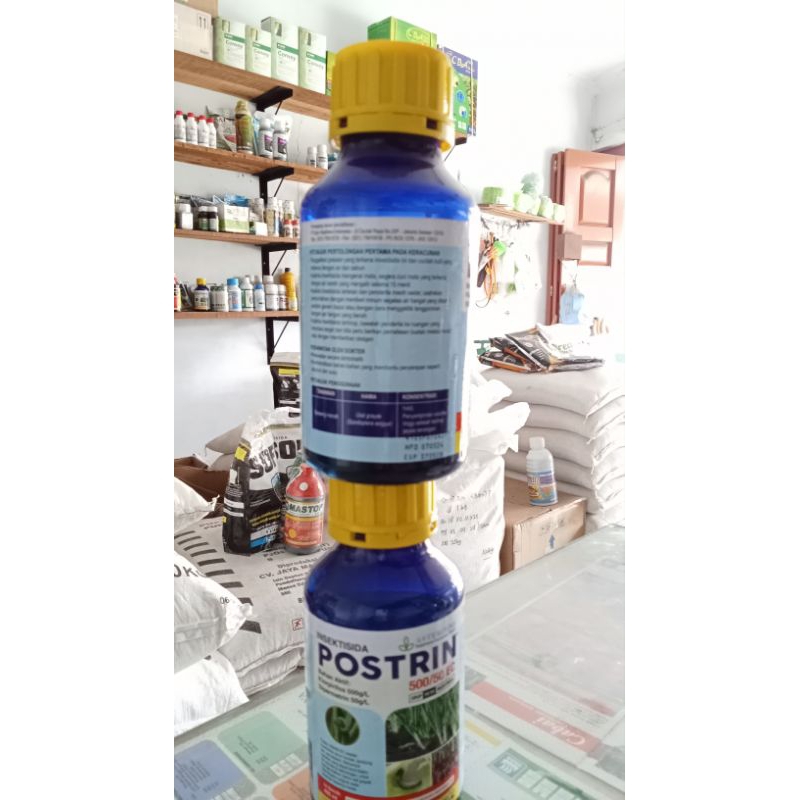Jual Insektisida POSTRIN 500/50 EC Racun kontak, lambung, pernapasan ...