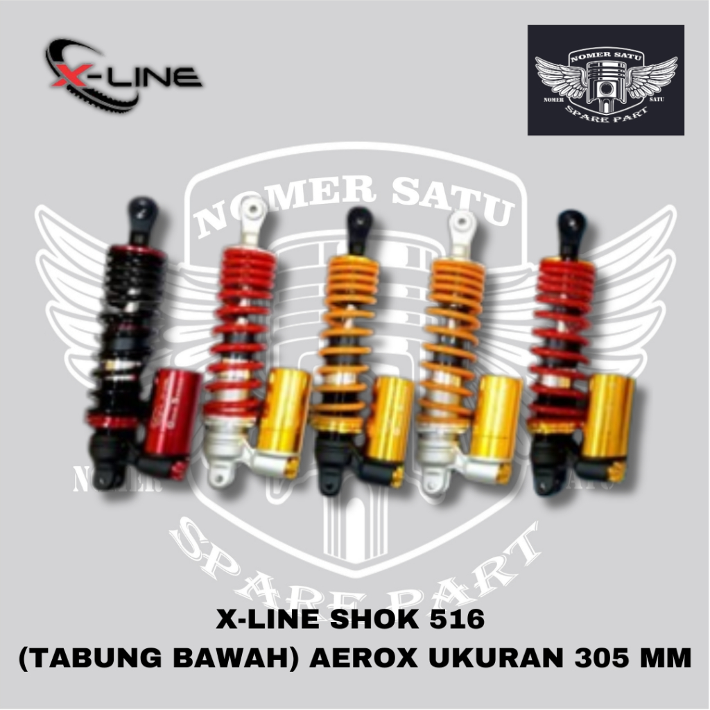 Jual XLINE SHOCK SHOCKBREAKER BELAKANG TIPE 516 TABUNG BAWAH AEROX ...