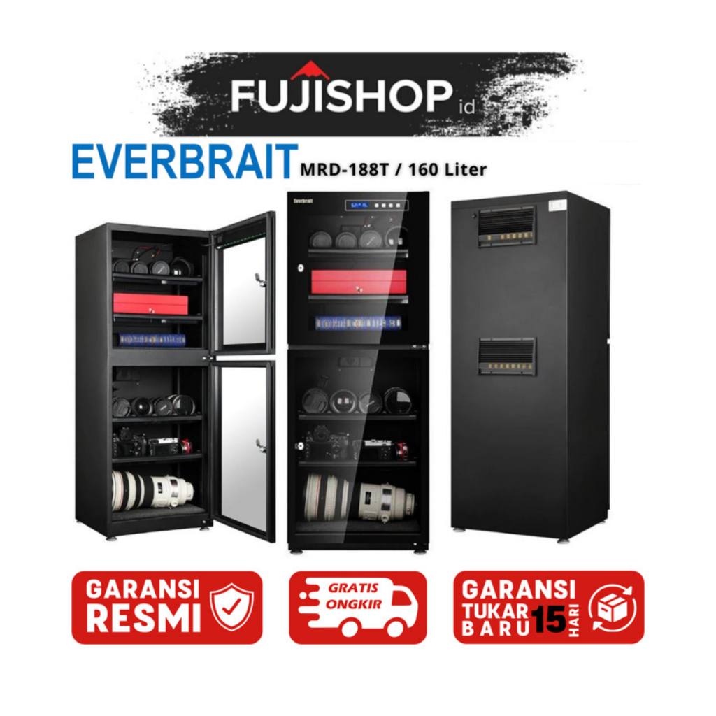 Jual EVERBRAIT Electric Dry Cabinet MRD-188T 160 Liter Capacity Plastic ...