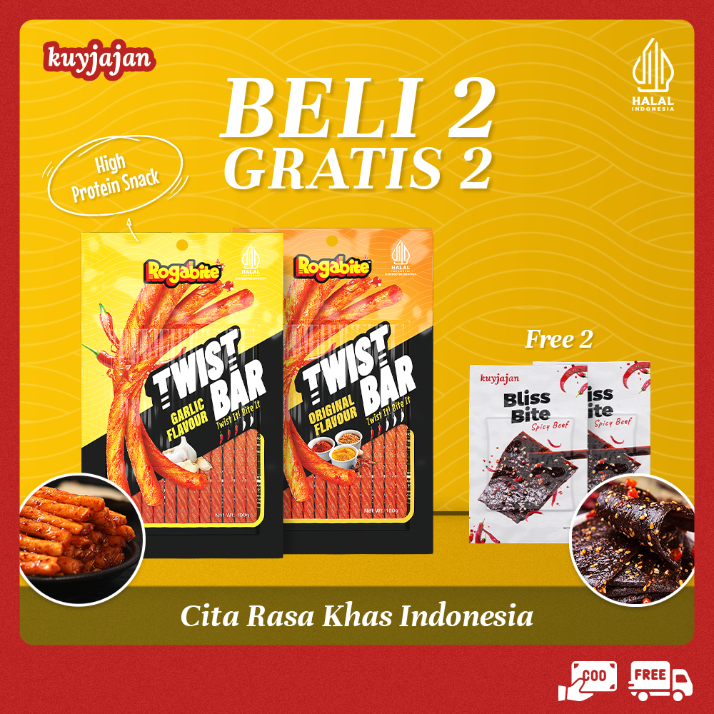 Jual KuyJajan [HALAL] [BELI 2 GRATIS 2] Twist Bar FREE Bliss Bite ...