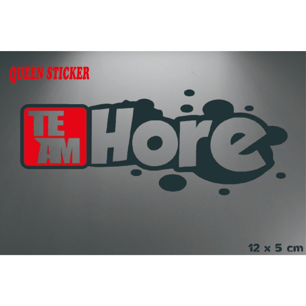 Jual sticker team hore cutting sticker motor murah | Shopee Indonesia