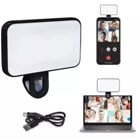 Lampu Jepit Selfie Portable Mini Fill Light Live Streaming Video Call Universal
