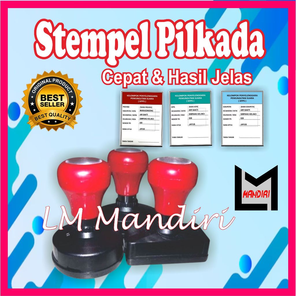Jual Stempel KPPS, Stempel TPS, Stempel PPS Pilkada 2024 | Shopee Indonesia