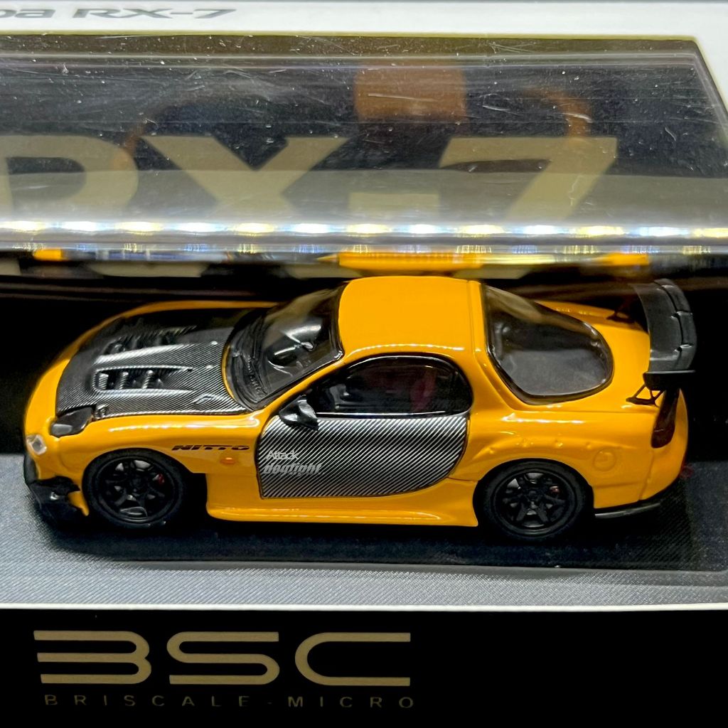 Jual BSC Briscale Micro 1:64 Mazda RX-7 FD3S RE Amemiya Orange Carbon ...