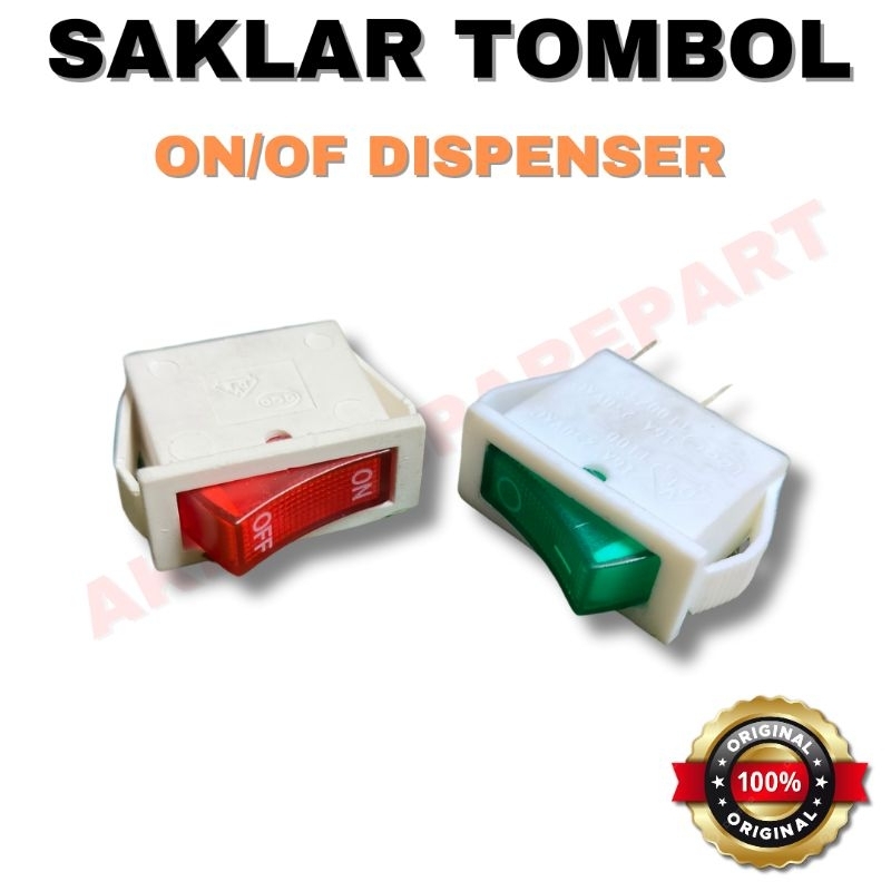 Jual SAKLAR TOMBOL ON OF DISPENSER | Shopee Indonesia
