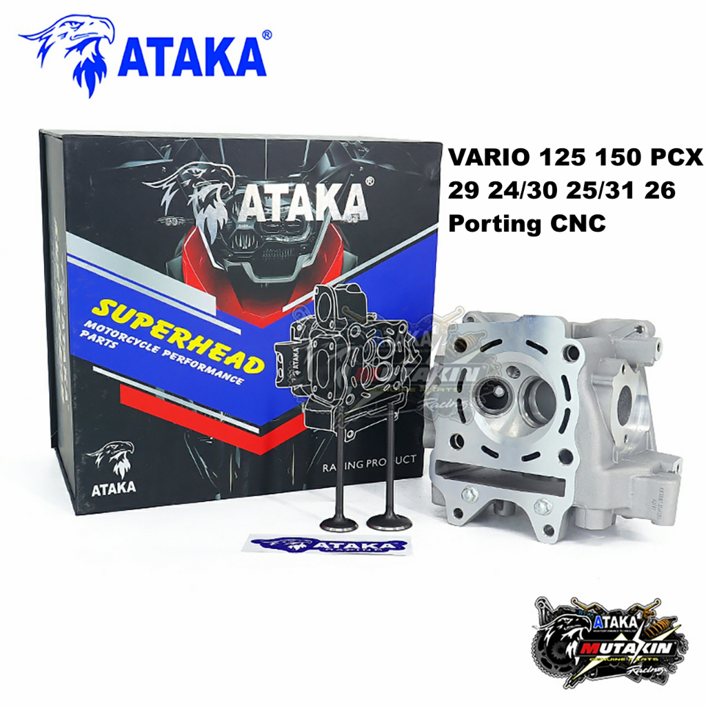 Jual ATAKA RACING BLOK HEAD 31 26 25 30 24 29 2 klep 4 klep Porting CNC ...