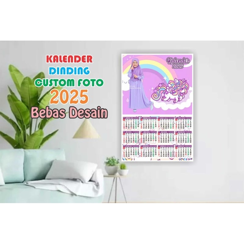 Jual Kalender Custom 2025 Bebas Desain Beli Banyak Bisa Nego Shopee
