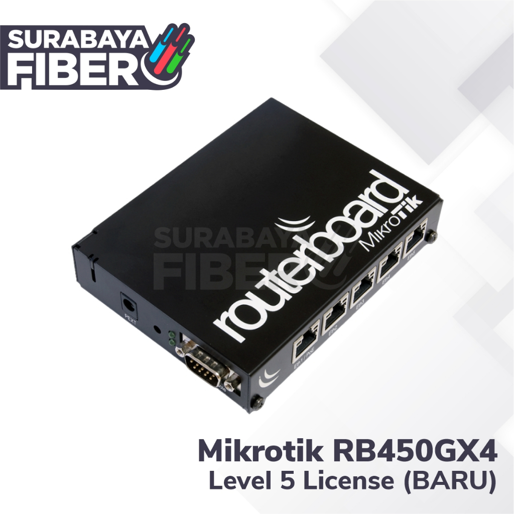 Jual MikroTIK RB450GX4 Router - Network Management 4 Core ARM 32bit CPU ...