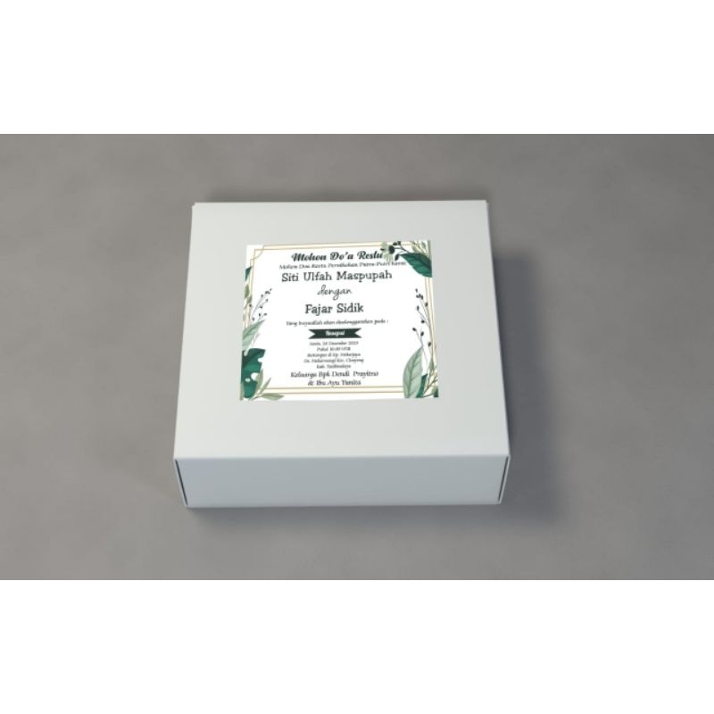 Jual LABEL TONJOK AN UNDANGAN TONJOK AN full colour print undangan ...