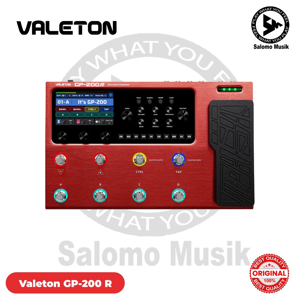 Jual Valeton GP200 R Multi Effects Guitar Processor Original | Shopee ...