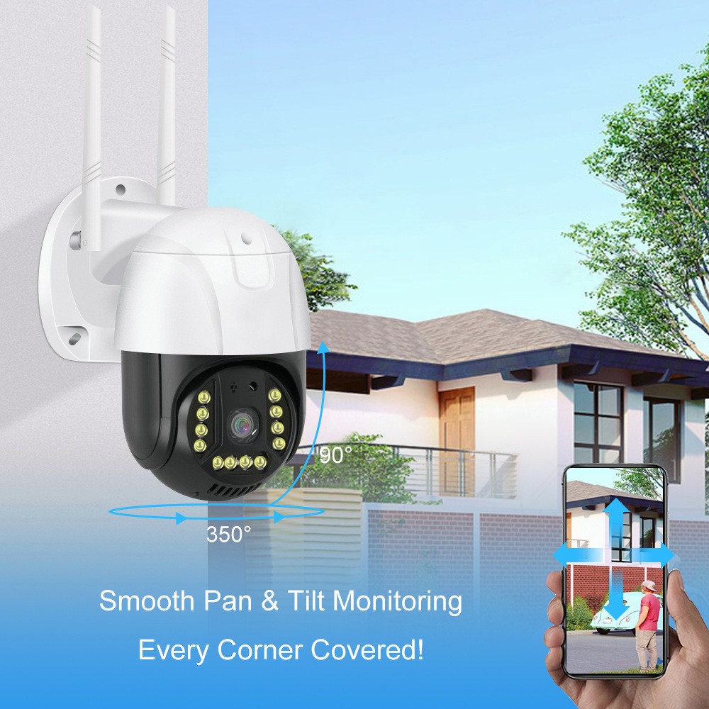 Jual V380 PRO CCTV Smart 4G Kamera 1080 HD 4G 360 Derajat Ponsel PTZ ...
