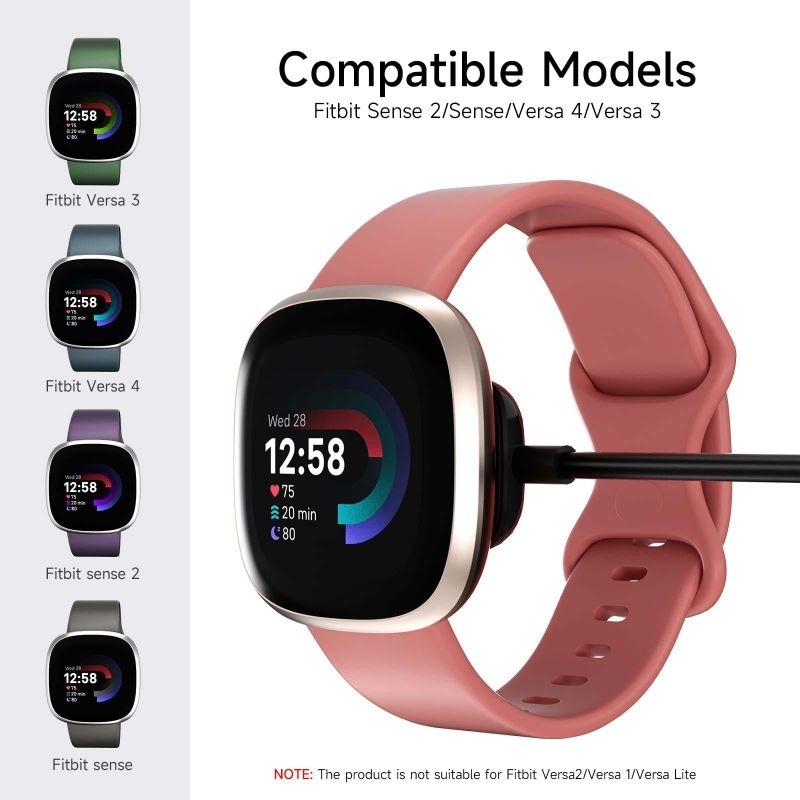 Jual Kabel USB MAGNETIC Charge FITBIT SENSE/ SENSE 2/ VERSA 3 & VERSA 4 ...