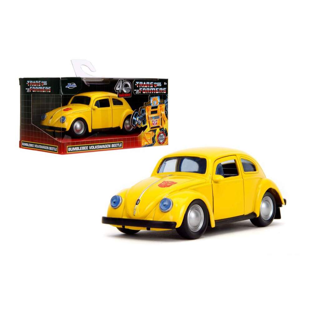 Jada Toys TRANSFORMERS VW BEETLE BUMBLEBEE W/CHARLIE
